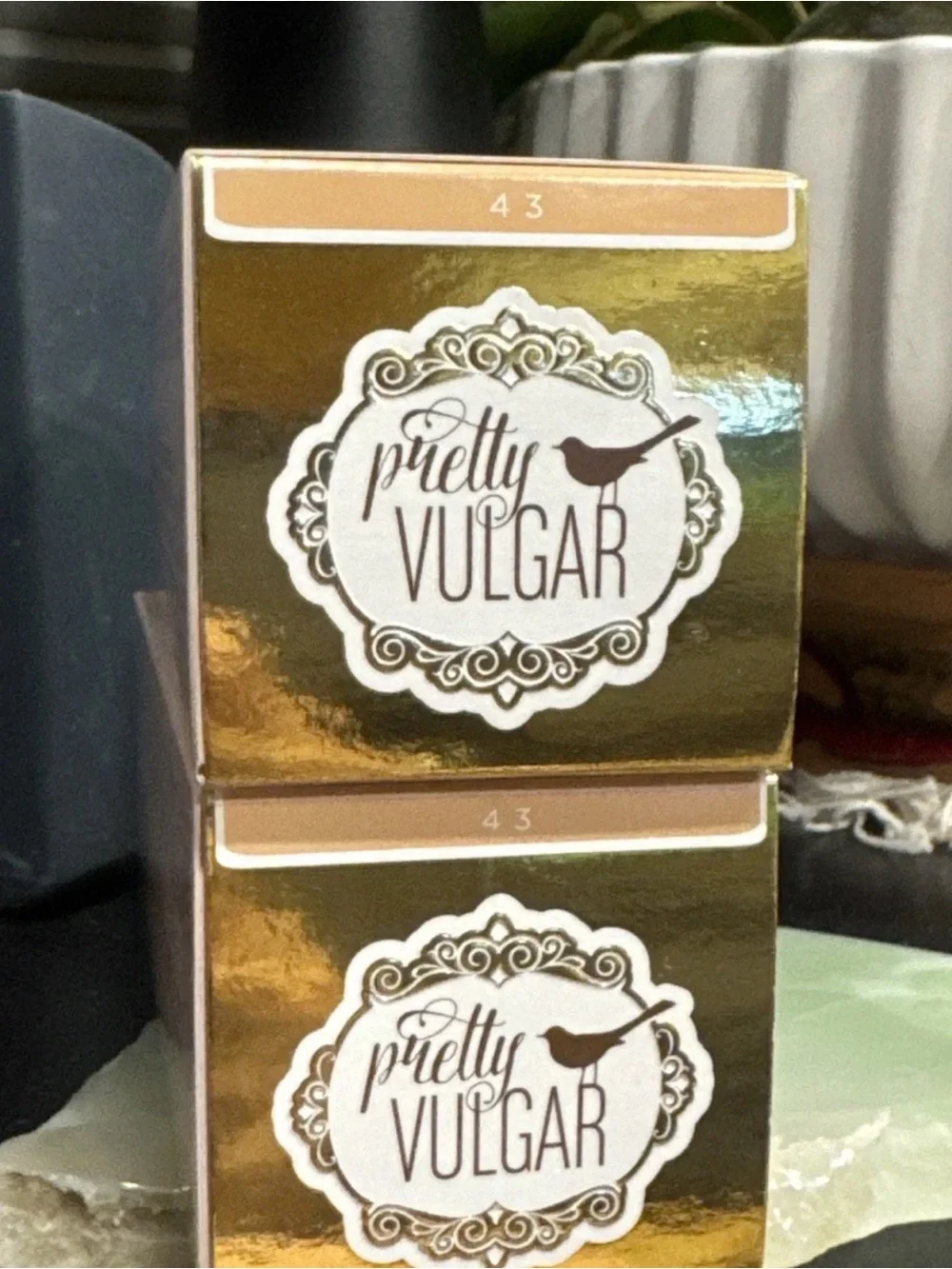 Lot 2 Pretty Vulgar Cool Af Lava Water Foundation 1.18oz 43 Skin Tease
